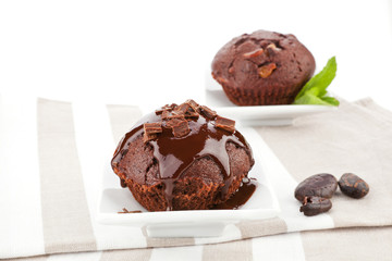 Delicious luxurious muffins.