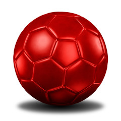 3d rendering of a football.