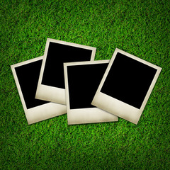 photos isolated on green grass background