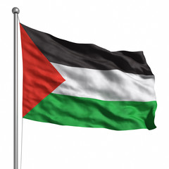 Fototapeta na wymiar Flaga Palestyny.