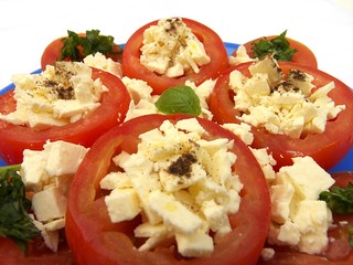 gefüllte tomaten mit käse