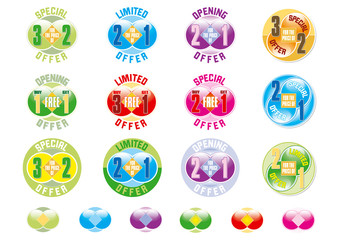 Special Offer 3 for 2 BOGOF Editable Vector Graphics