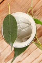 botte of organic cream