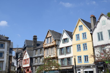 maisons &agrave; pan de bois Morlaix