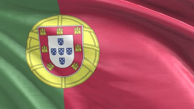 Nahtlos wiederholende Flagge Portugal