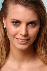 Obraz premium Weibliches Gesicht