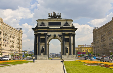Obraz premium Moscow, Triumphal arch