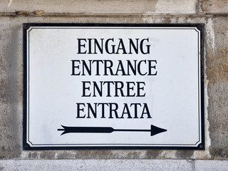 eingang