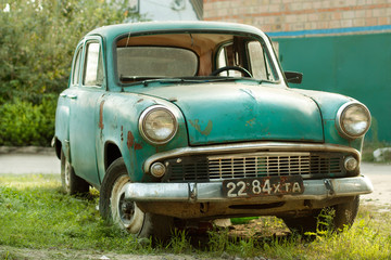 Photo d& 39 une vieille voiture