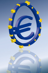 Euro Sicherheit Spiegelung