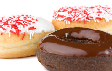 Three donuts