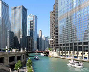 Fototapeta premium 027 Chicago - Chicago River