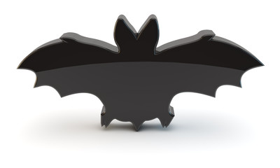 fledermaus bat symbol 3d