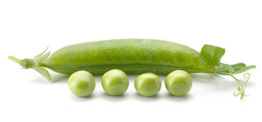 Ripe pea vegetable