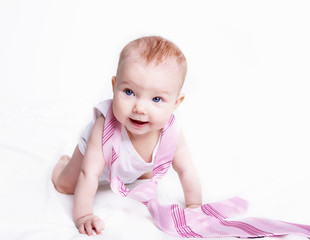 Fototapeta premium Portrait of an infant