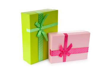 Gift boxes in celebration concept