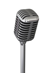 Das retro Mikrofon
