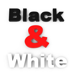 Black and White