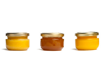 Jars of honey.