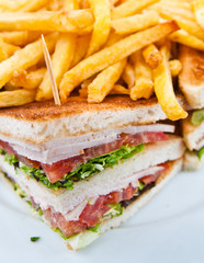 Sandwich with chicken