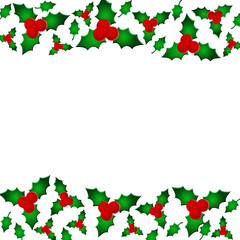 Holly Berry Border