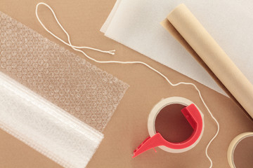 Packaging Materials with String