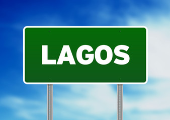 Green Road Sign - Lagos