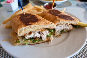 Grilled fish sandwich