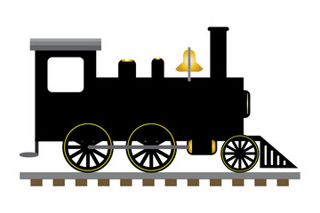 Train engine illustration