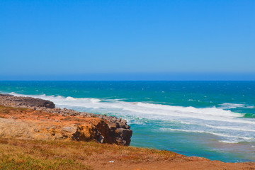 Fototapeta na wymiar Atlantic coast in Portugal