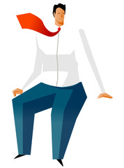 Portrait of man sitting