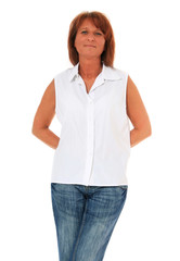 Obraz premium Frau mittleren Alters