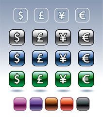 icons with currency symbols