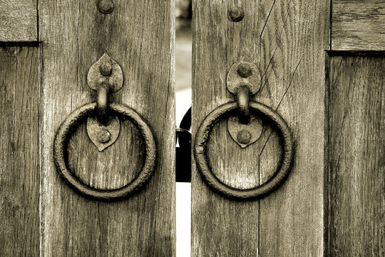 Ancient Wooden Gate