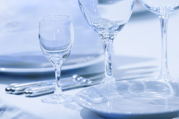 Arranged table