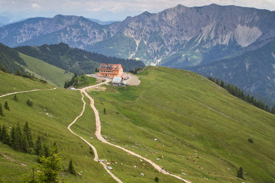 Die Rotwand im Mangfallgebirge (bayrische Alpen)