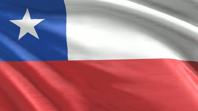 Nahtlos wehende Flagge Chile