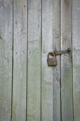 the old wooden door