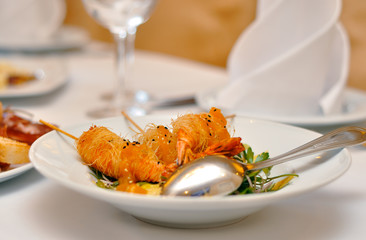 large shrimp grilled