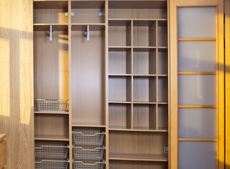 New wardrobe in the course of assemblage