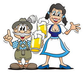 Bavarians traditional