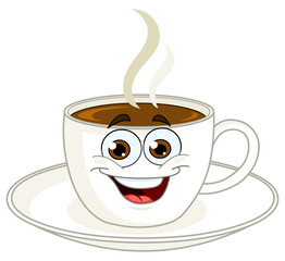 Coffee cup cartoon