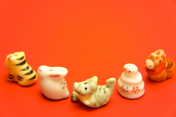 年賀状　十二支