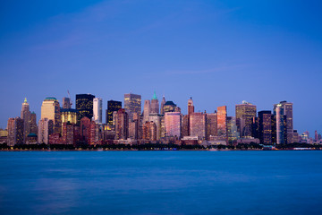 Fototapeta premium Panoramę Nowego Jorku na Manhattanie