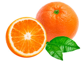 orange isolated on white background