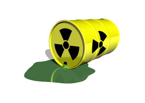 Ausgelaufenes Atomm&uuml;llfass