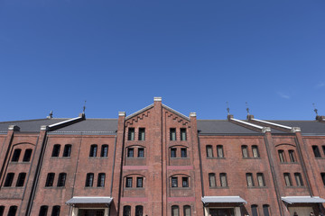 Fototapeta na wymiar Yokohama Red Brick Warehouse