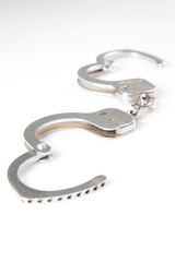 opened hand cuffs