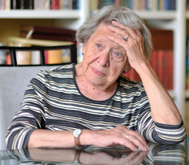 Sad Senior Woman XLI