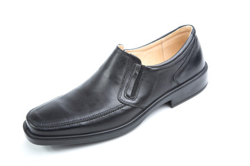 black man's shoes isolated